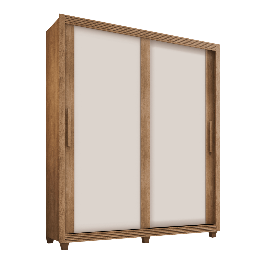 nagaba10種セット Guarda Roupa Zurique - Noce Bronze/Off White - Loja Móveis Brasil