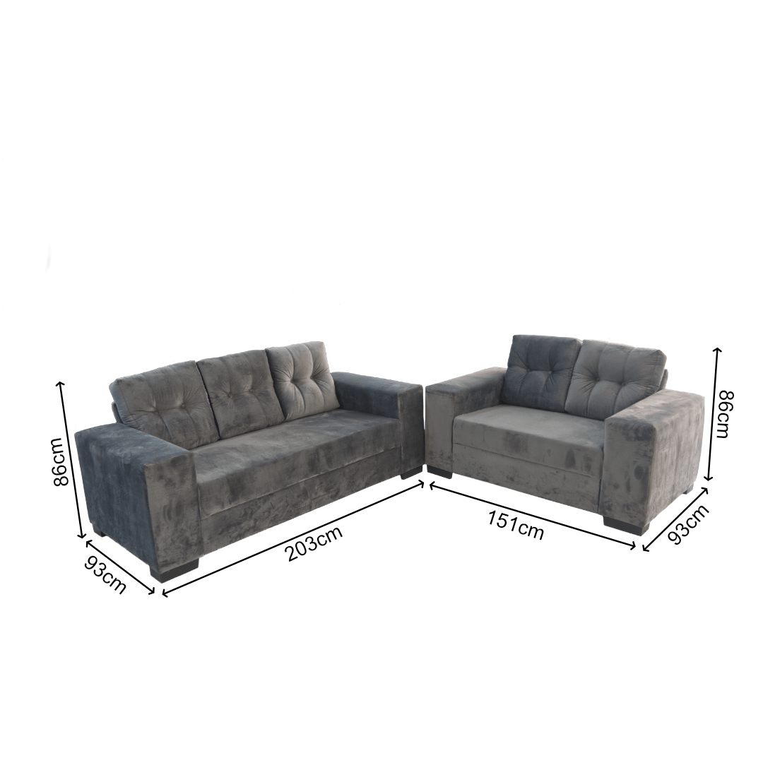 Sofá 3x2 Imperial Loja Móveis Brasil