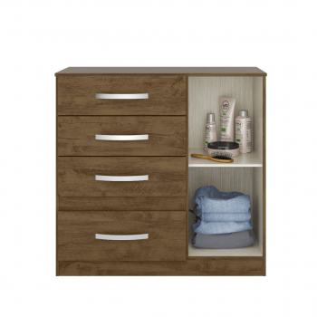 Cômoda Vênus - Castanho Wood