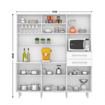 Cozinha Suprema - Montana Elmo e Branco