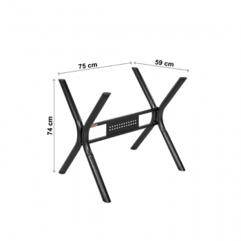 Conjunto Mesa Luna - 1.36 c/ 6 Cadeiras